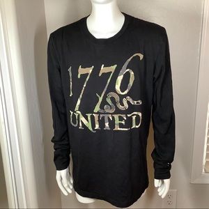 *4 for $20* 1776 UNITED black & Camo Long Sleeve.